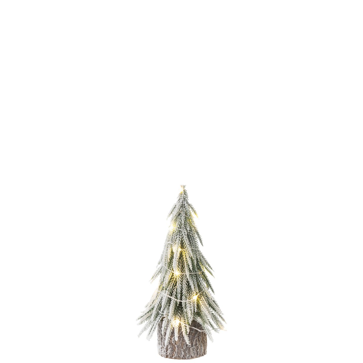 Sapin de Noël A+Led J-Line en vert neige, petit modèle