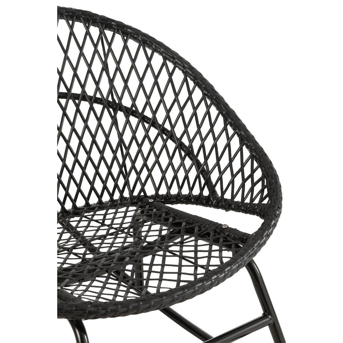Rocking chair J-Line Zayo dans un salon contemporain
