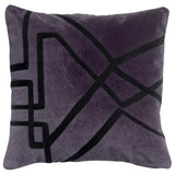 Coussin Fara brodé Raisin 45 x 45