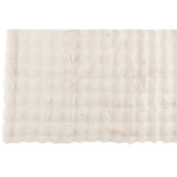 Détail du plaid J-Line Wave, texture polyester