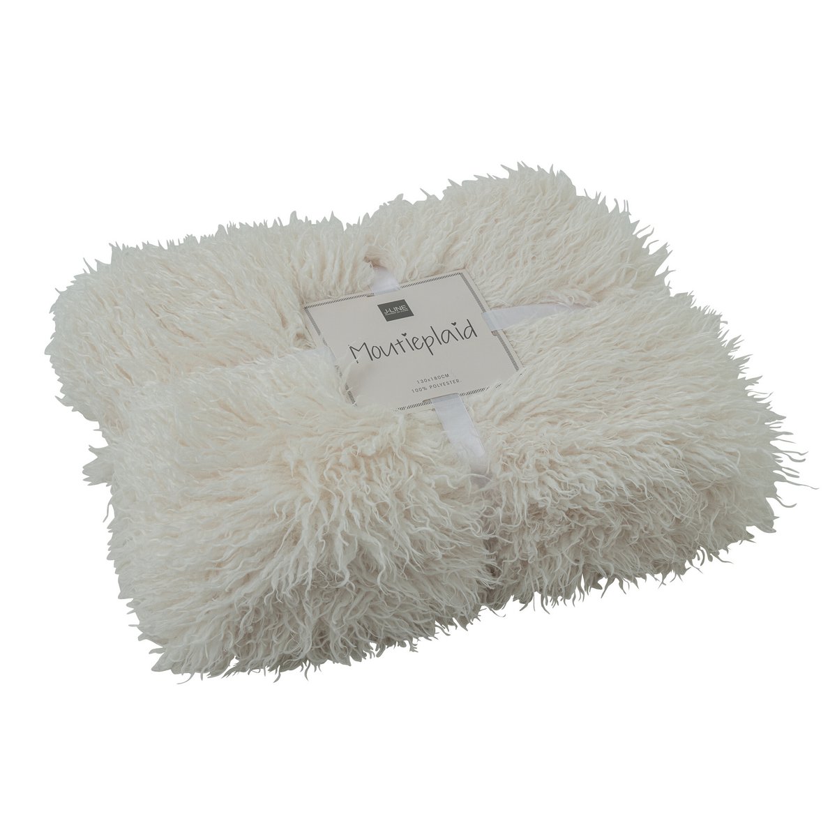 Couverture J-Line Moutie sur un lit élégant
