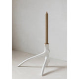 Bougeoir The Triple Twig - Blanc