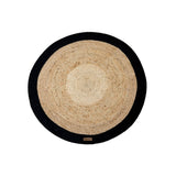 Tapis Séville naturel et noir 1,50 m