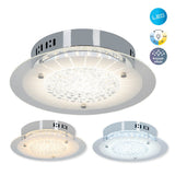 Plafonnier LED "Chur" effet cristal