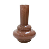 Vase Bolombo Elite en verre marron