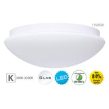 Plafond LED en métal et verre - design moderne et élégant