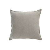 Coussin J-Line Stonewashed en lin vert, élégant et confortable.