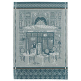 Torchon jacquard Bistrot Bleu 50 x 70
