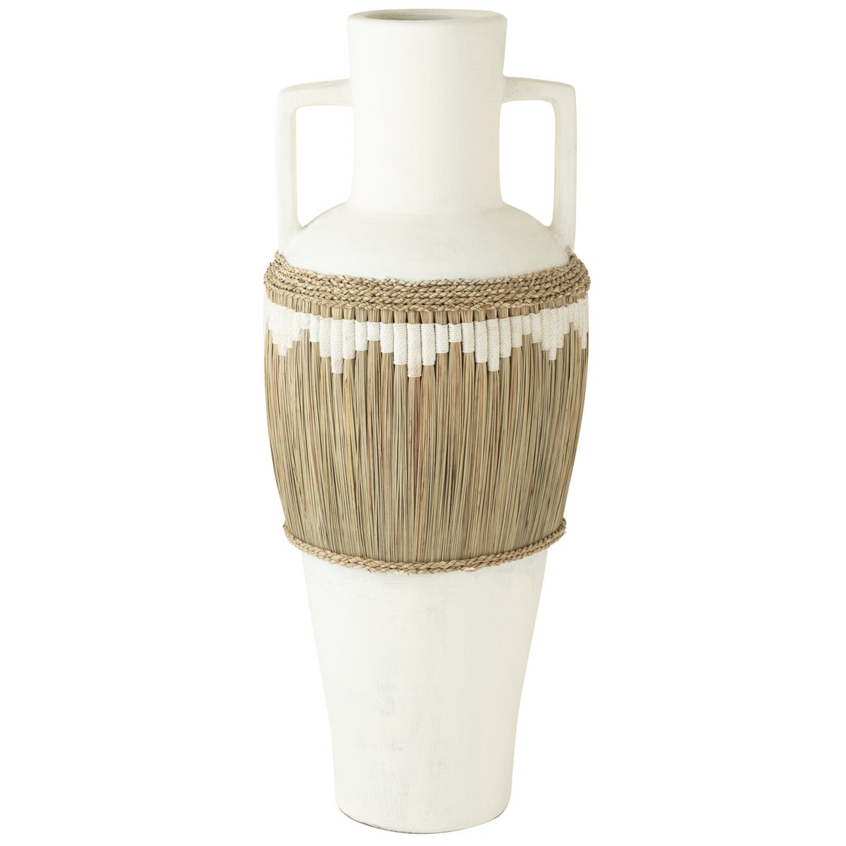 Vase J-Line en céramique blanc, ambiance intérieure