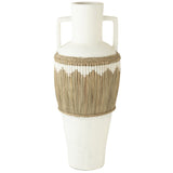 Vase J-Line en céramique blanc, ambiance intérieure