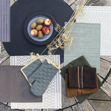 Torchon recyclé Lars Olive 50 x 70