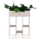 Détail de la texture sable de la Rabo Planter, couleur beige