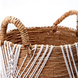 Panier de rangement | Panier à plantes | Panier à linge LAWU en fibre de banane (3 tailles)