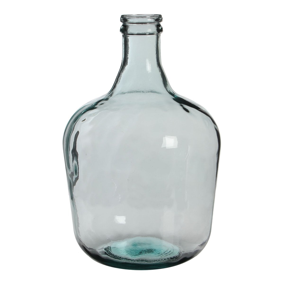 Bouteille décorative Diego en verre recyclé, vue de face