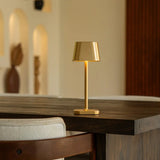 Lampe de table rechargeable Ava dorée