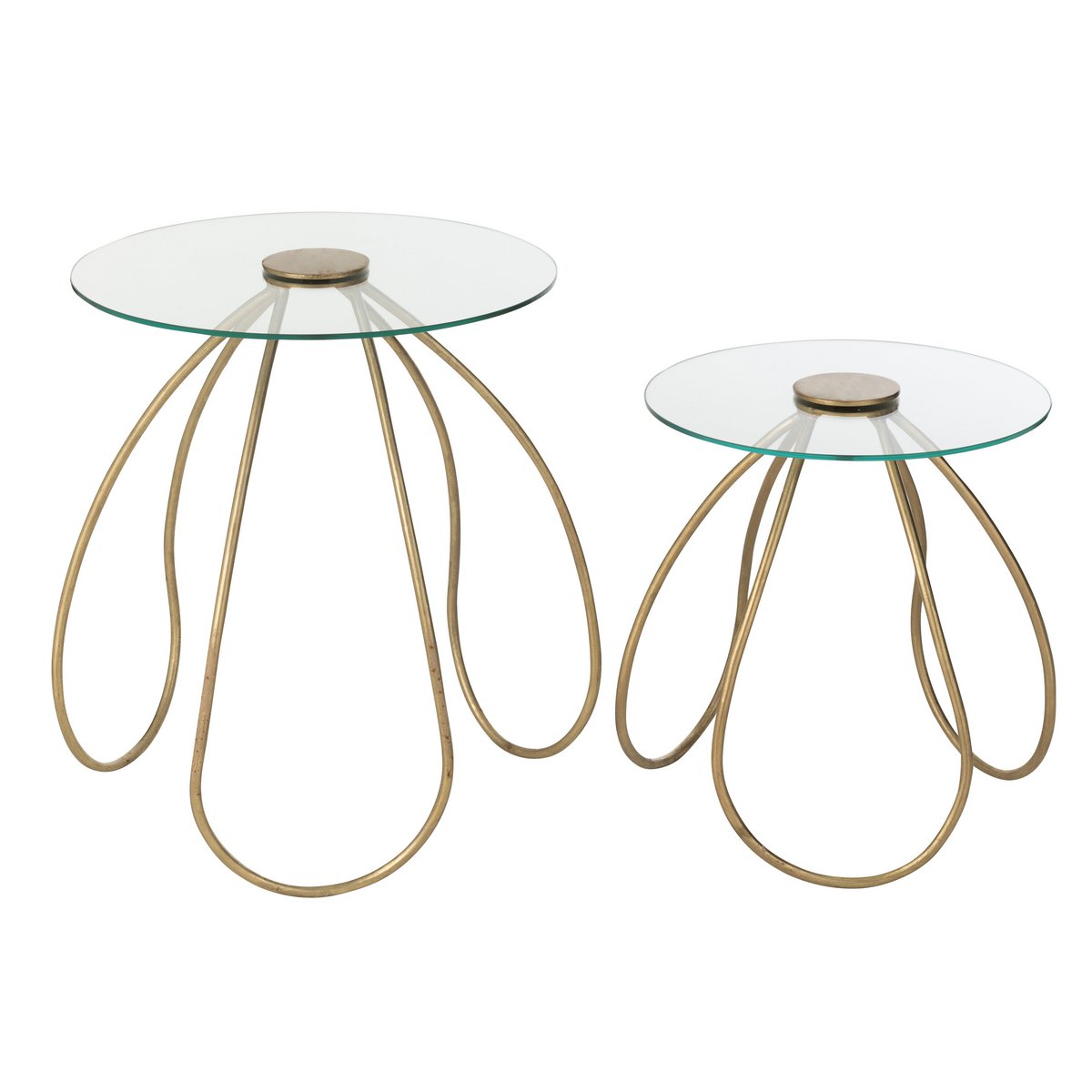 Set de deux tables J-Line, ambiance salon
