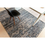 Tapis Eco - Rabat Noir - Tapis marron et noir