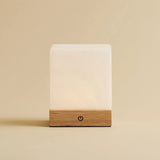 Lampe en bois sans fil marron clair Yce