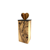 Cubes d'animaux en bois d'olive Cubus - Gymnastique en bois durable pour animaux de compagnie jusqu'à 15 kg avec une option de gravure