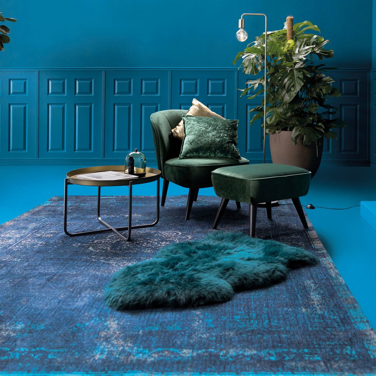 Tapis Eco - Bleu Nuit - Tapis bleu