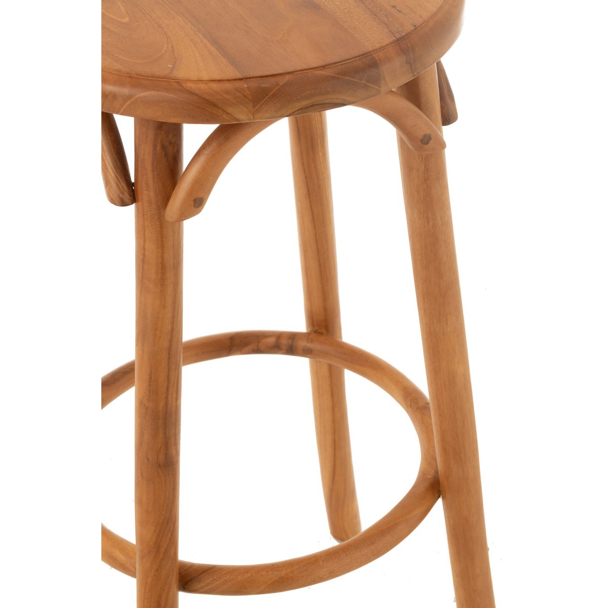 Tabouret de bar J-Line Ali sur un îlot de cuisine moderne