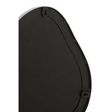 Détail du miroir J-Line Extrema, finition en métal et verre