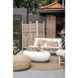 Le Pouf Raphia Flores - Naturel