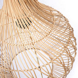Lampe en rotin | Abat-jour Boho | Lampe à suspension KENARI
