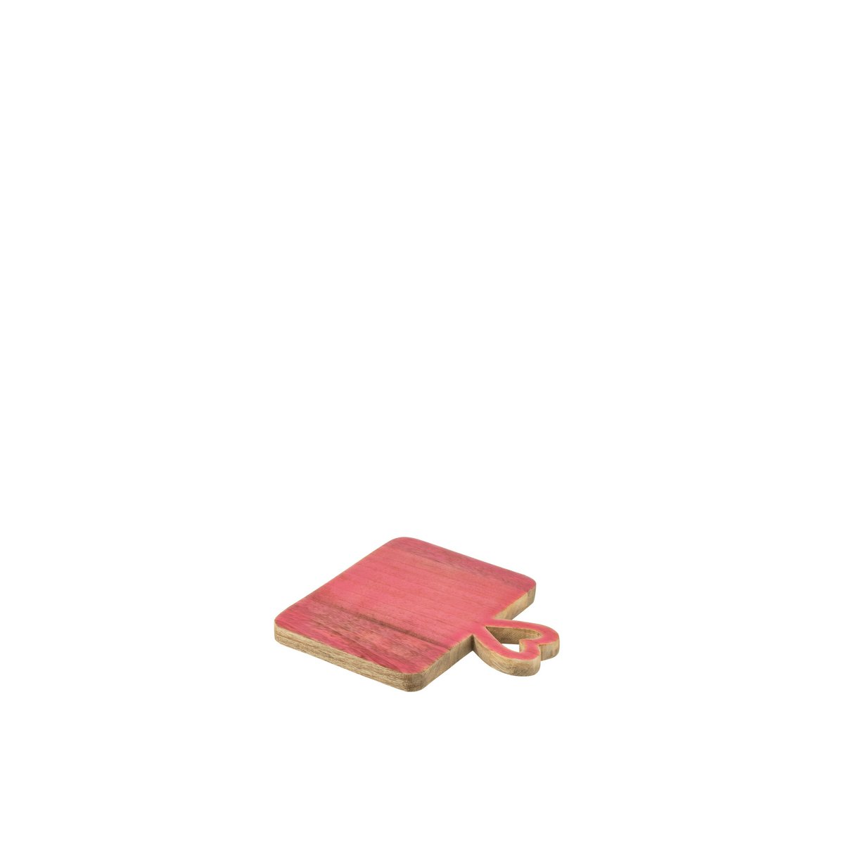 Plateau J-Line en bois rose - mise en scène dans un salon