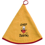 Essuie-main Chef Shadoks Jaune Diamètre 60