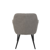 Chaise Miles J-Line vue de côté, mettant en avant son design