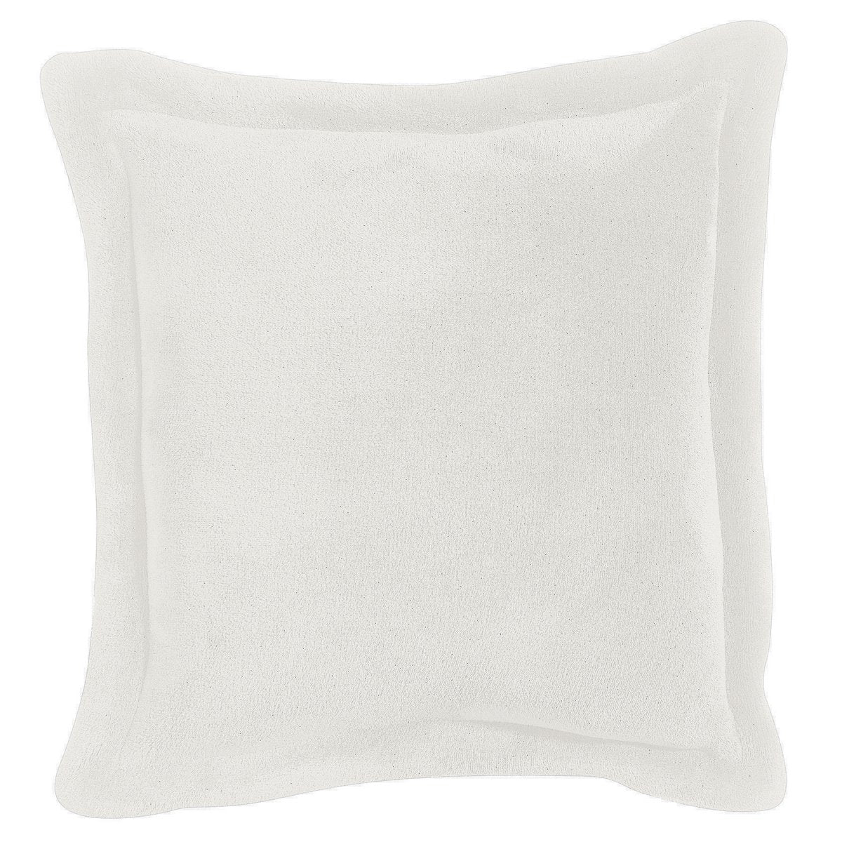 Coussin Tender Neige 50x50 - présentation dans un intérieur moderne