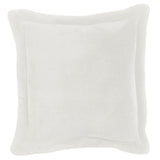Coussin Tender Neige 50x50 - présentation dans un intérieur moderne