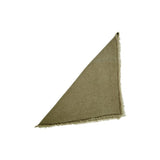 Serviette en lin gris olive 45x45