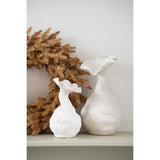 Vase J-Line Helix en céramique blanche - vue avant
