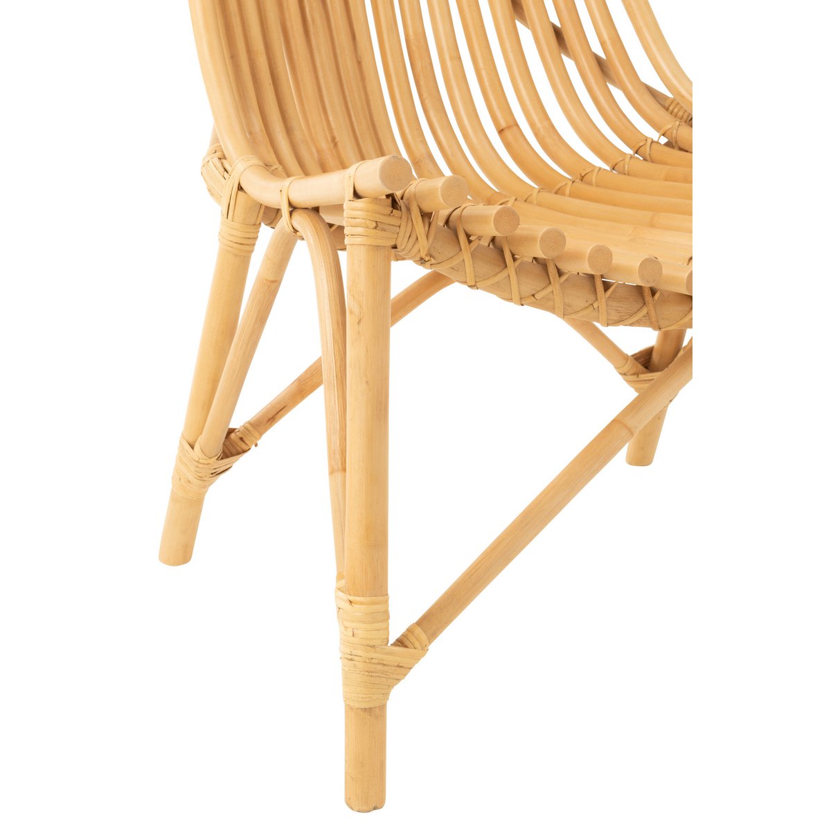 Chaise J-Line en jute naturel sur fond clair