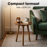 Table d'appoint Pomante Marron foncé