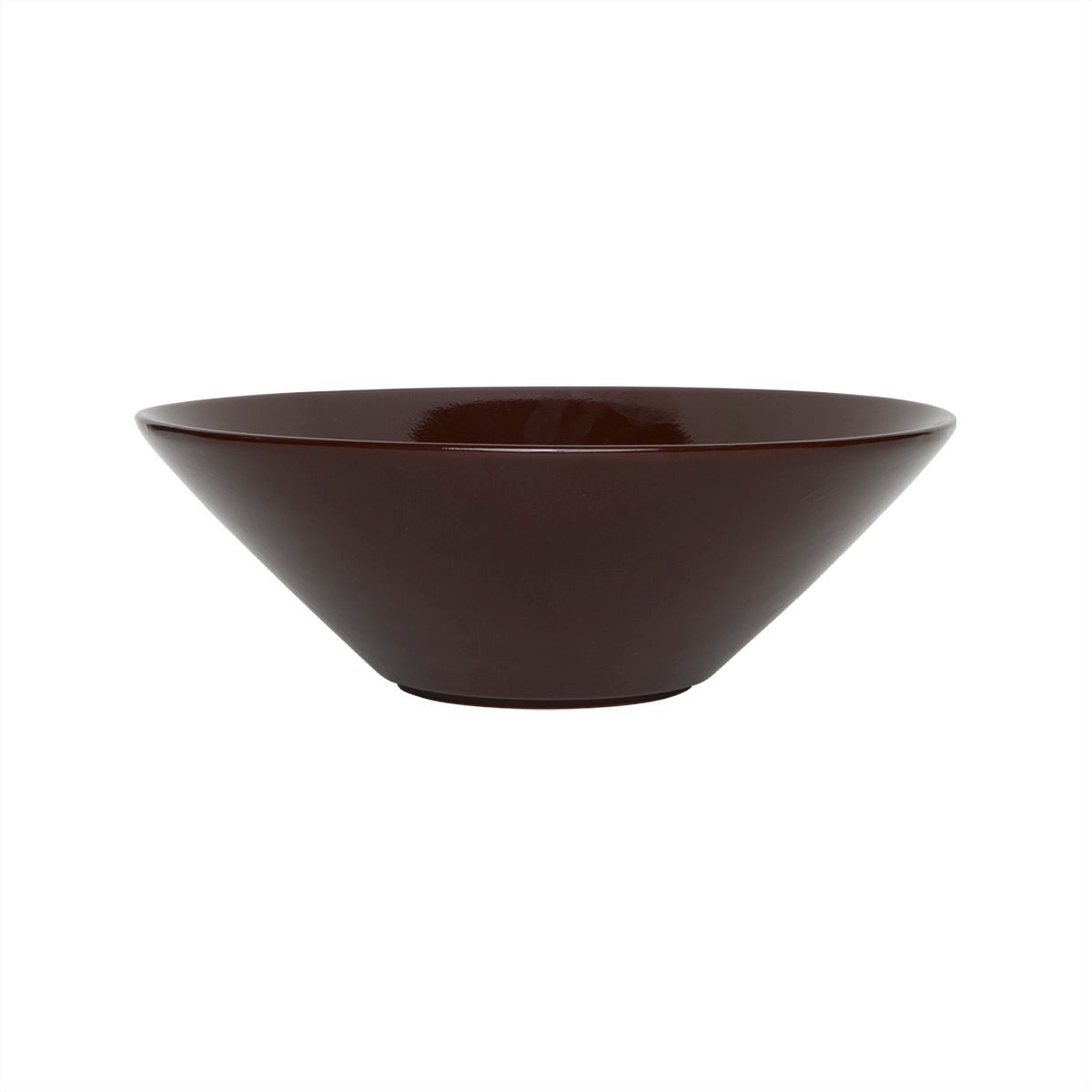 Bol Yuka en terre cuite, finition brillante, design moderne
