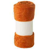 Couverture J-Line Snuggle - polyester - orange
