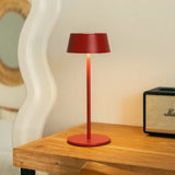 Lampe de table rechargeable rouge Hugo Berry