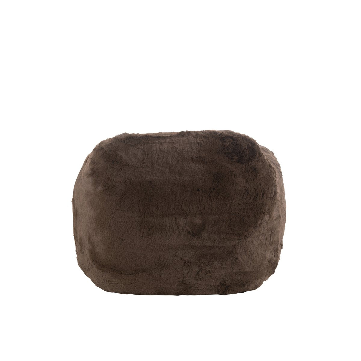 Vue latérale du canapé Cutie J-Line marron