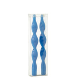 Bougie J-Line bleue cylindrique - vue avant