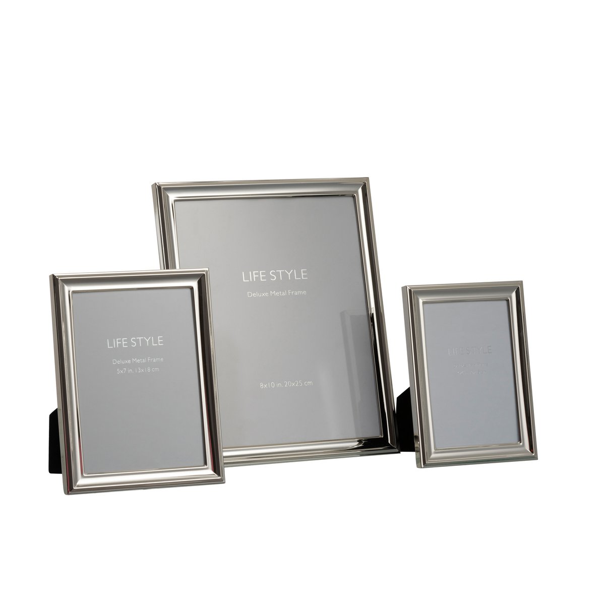 Zoom sur le cadre photo J-Line Classic, montrant sa finition brillante