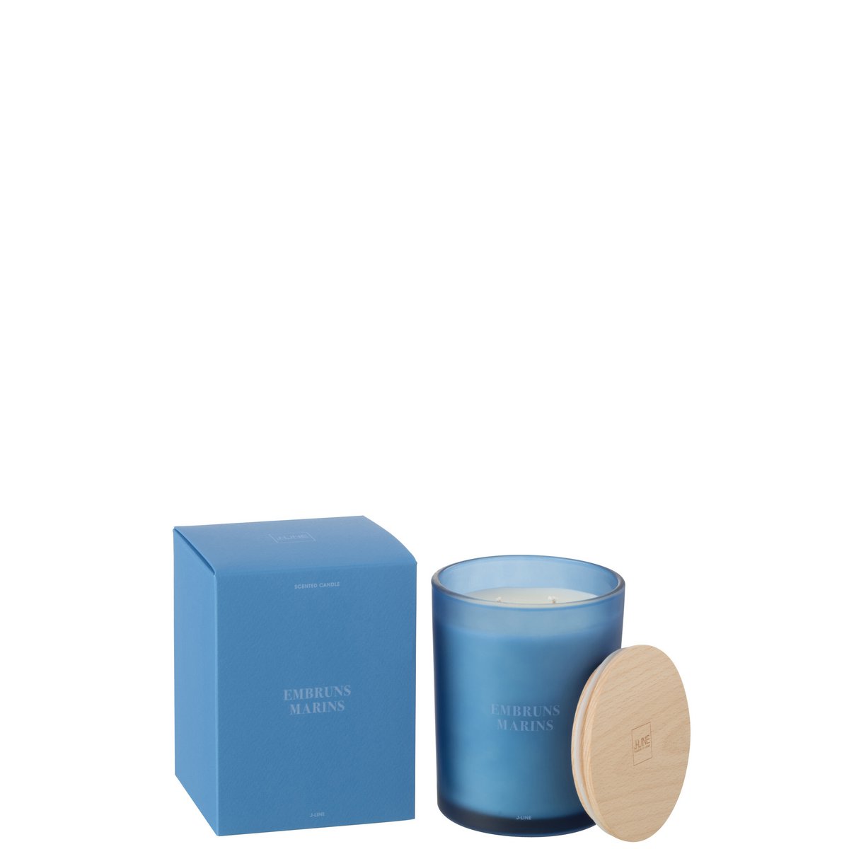 Bougie J-Line Embruns Marins - packaging élégant