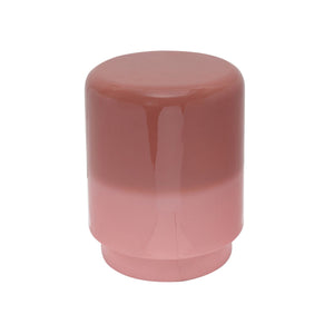 Tabouret Borrar de Leitmotiv en or rosé avec dégradé de couleurs