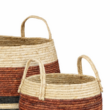 Ensemble de paniers de rangement Marron