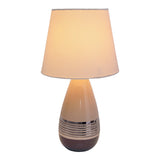 Lampe à poser en céramique "Carrara" h: 38cm