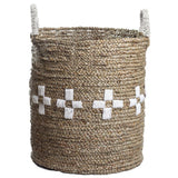 Panier à linge LAWANG | Panier de plantes | Panier de rangement en jonc de mer (3 tailles)