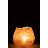 Détail du vase J-Line Stripe - texture du verre