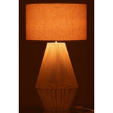 Lampe Striing J-Ligne sur table, ambiance intérieure chaleureuse